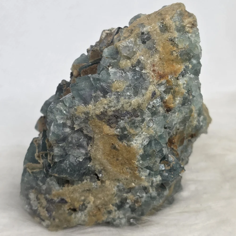 Raw Cubic Blue Green Fluorite Cluster – UV Reactive. Crystal Collector - Picture 6 of 10